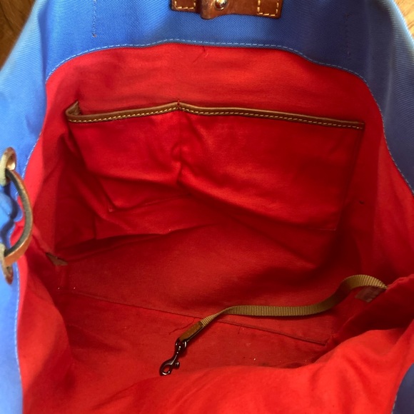 Dooney & Bourke blue tote - Picture 3 of 3